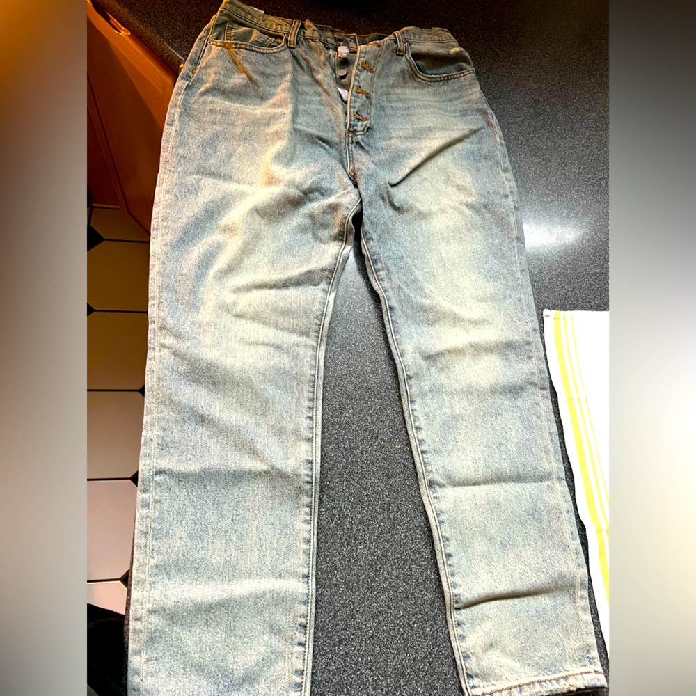 Weworewhat High rise vintage straight jeans
